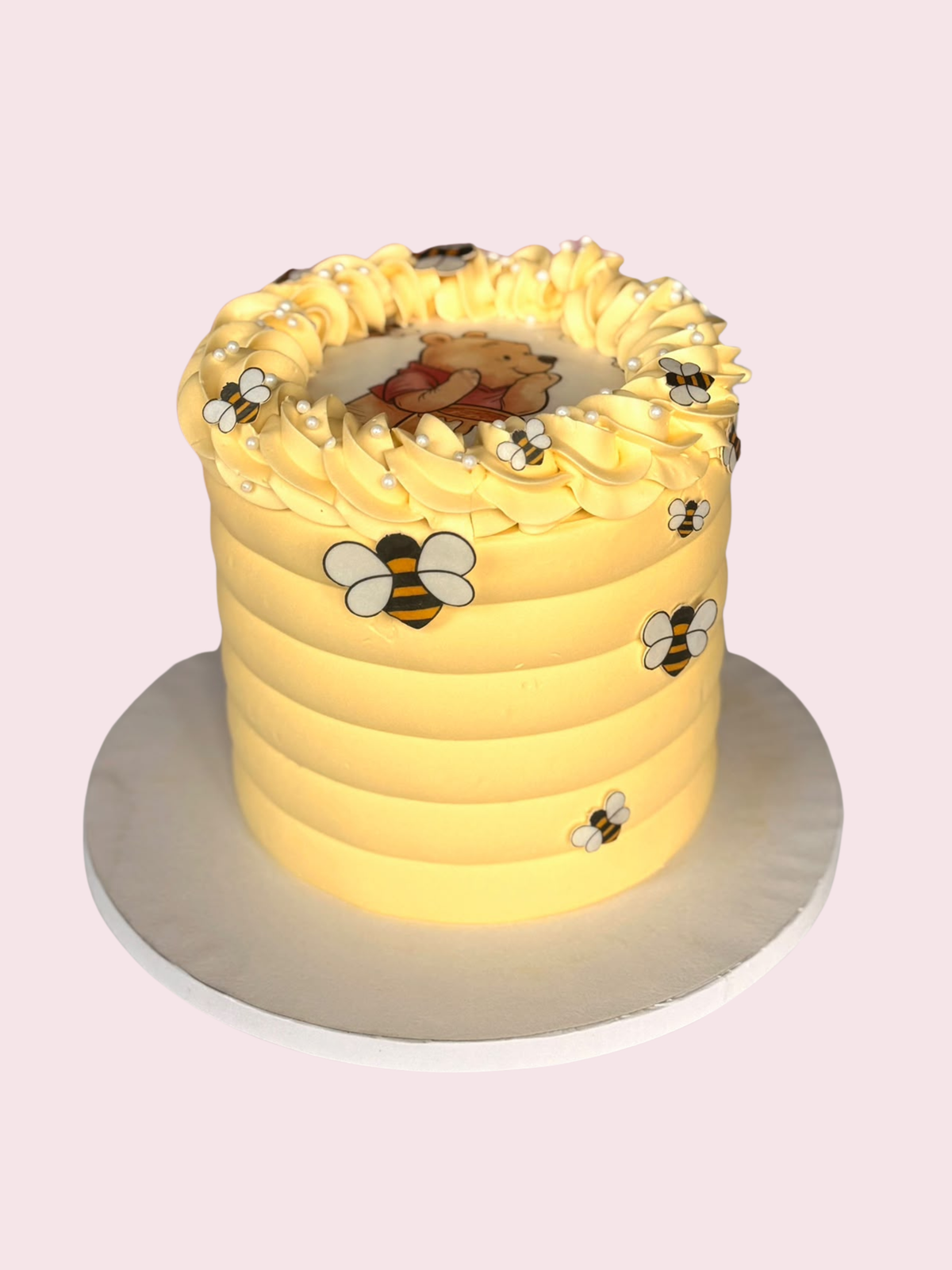 Fest kake med spiselig bilde