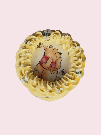 Fest kake med spiselig bilde
